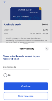 Verify identity.